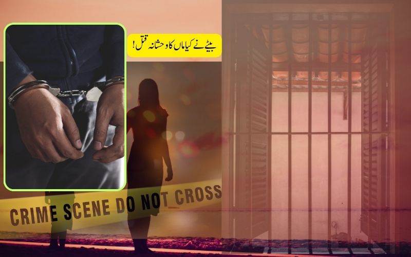 غلط کاموں سے روکنے پر نابالغ بیٹے نےماں کو کیابے دردی سے قتل 